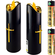 Świeca LED wkład RICO 5x17,5 Black + Gold Yellow
