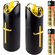 Świeca LED wkład RICO 5x15 Black + Gold Yellow