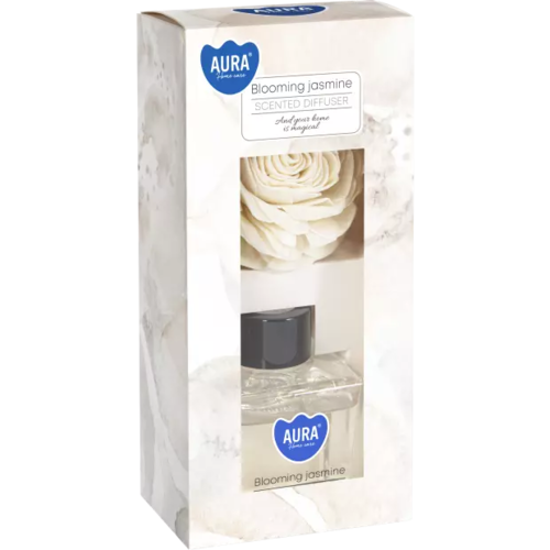 Zdjęcie produktu Dyfuzor zapachowy z Drewnianym Kwiatem Ozdobny Aura DZ50K-169 Kwitnący Jaśmin 80 ml 5