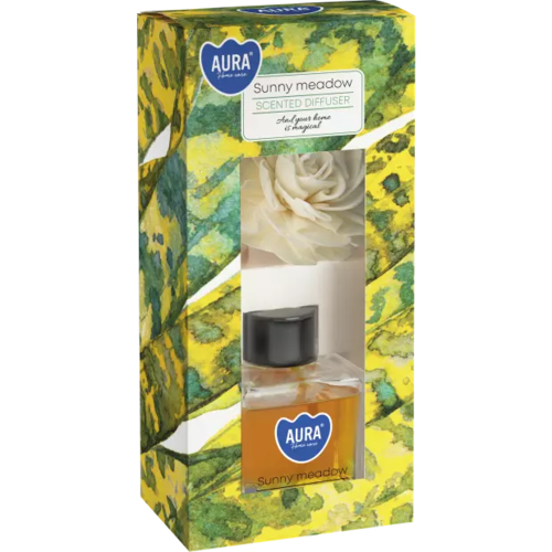 Zdjęcie produktu Dekoracyjny dyfuzor zapachowy Odświeżacz powietrza Aura DZ80K-274 Słoneczna Łąka 80 ml 5