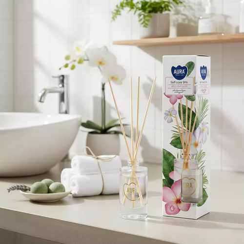 Zdjęcie produktu Dyfuzor zapachowy z patyczkami Odświeżacz powietrza Aura DZ45-363 Self Care SPA 45 ml 4