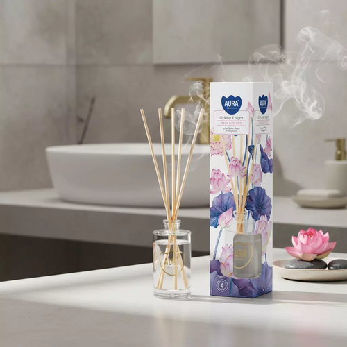 Zdjęcie produktu Dyfuzor zapachowy z patyczkami Odświeżacz powietrza Aura DZ45-272 Orientalna Noc 45 ml 3