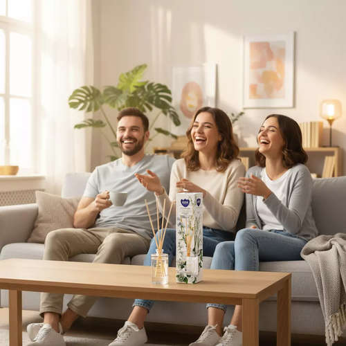 Zdjęcie produktu Dyfuzor zapachowy z patyczkami Odświeżacz powietrza Aura DZ45-179 Bukiet Białych Kwiatów 45 ml 3