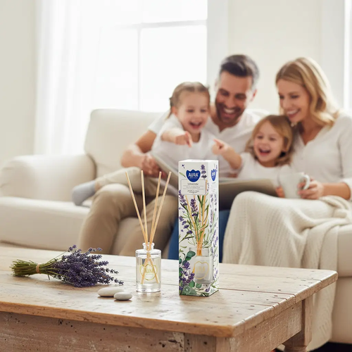 Zdjęcie produktu Dyfuzor zapachowy z patyczkami Odświeżacz powietrza Aura DZ45-79 Relaksująca lawenda 45 ml 4