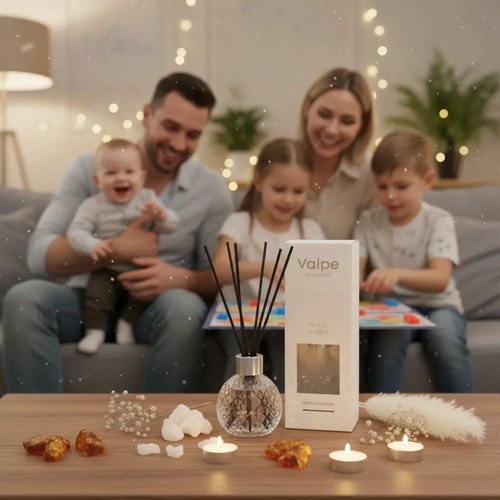 Zdjęcie produktu Dyfuzor zapachowy z patyczkami Odświeżacz Valpe VD-001-459 Biały Bursztyn 100 ml 4