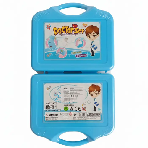 Zdjęcie produktu Zestaw Lekarski Walizka Mały Doktor 11 El Światło Niebieski Różowy Zabawkowy 3+ mix kolorów 3