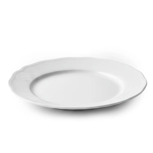 Zdjęcie produktu Talerz obiadowy płytki 25 cm biały szkło płaski do serwowania 2