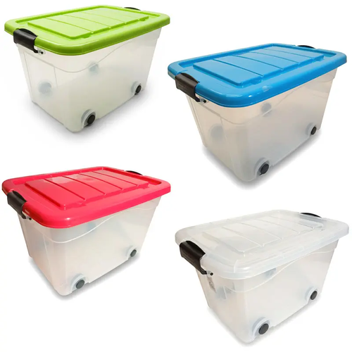 Zdjęcie produktu Pojemnik Roller Orzeł Super Mocny duży kosz kółka 71x53x43cm 100l mix kolor 1 szt. 2