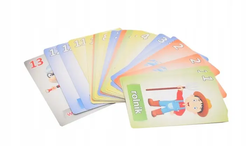 Zdjęcie produktu Karty do gry Piotruś memory dla dzieci edukacyjne mix wzorów 25 kart 3+ 12