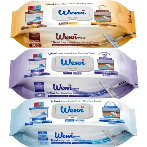 Zdjęcie produktu Mop do Mycia Czyszczenia Podłóg z Paneli Płytek PCV na mokre Wkłady Wewi Pratik 4XL 4