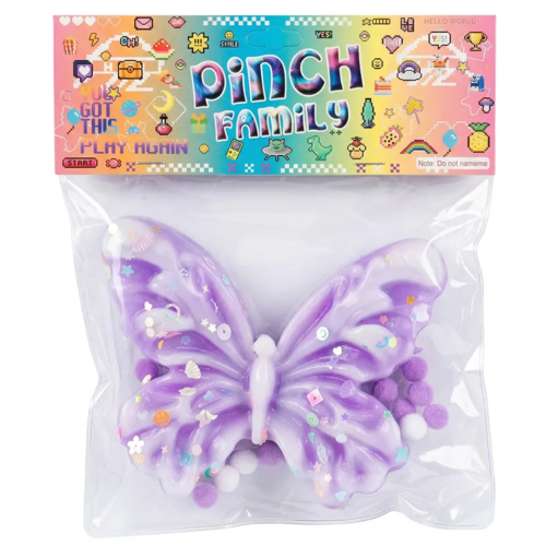 Zdjęcie produktu Gniotek Motyl Antystresowy Rozciągliwy z Kulkami 13x11cm Zabawka Sensoryczna mix kolorów 1 szt. 3