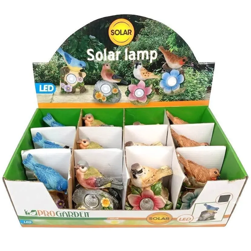 Zdjęcie produktu Lampa Solarna ogrodowa Ptaszek ozdobna LED mix 13 cm 9