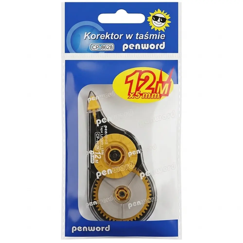 Zdjęcie produktu Korektor w Taśmie Mysz 12 m x 5 mm Penword Szybkoschnący mix kolor 1 szt. 2