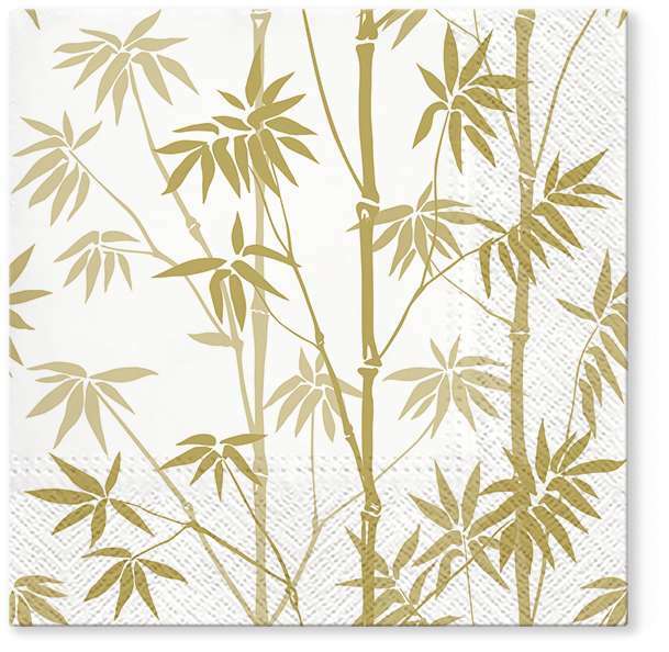 Zdjęcie produktu Serwetki Bamboo Forest gold