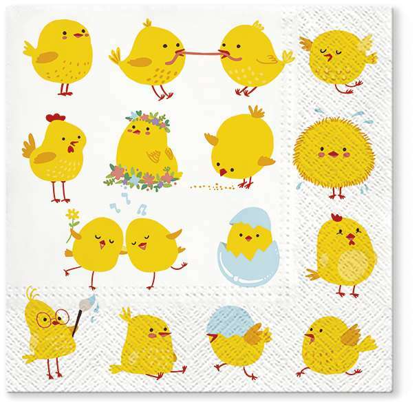 Zdjęcie produktu Serwetki  Cheerful Chicks