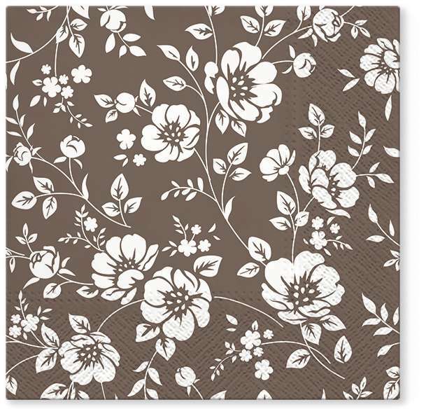 Zdjęcie produktu Serwetki Ornament Bushes (brown)