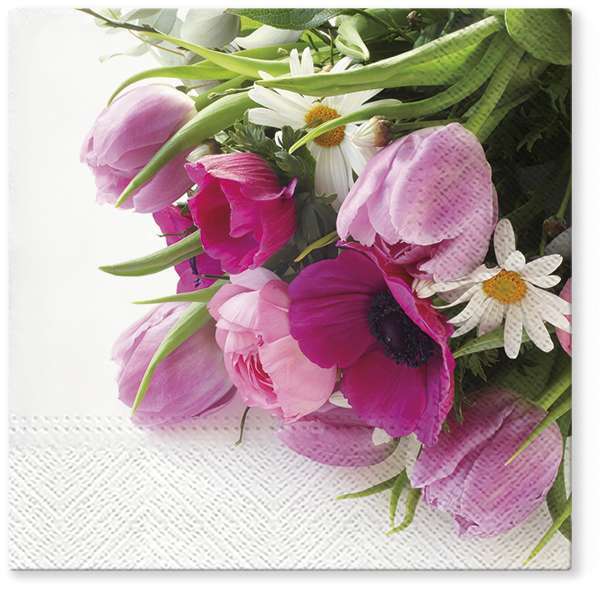 Zdjęcie produktu Serwetki Pink Bouquet