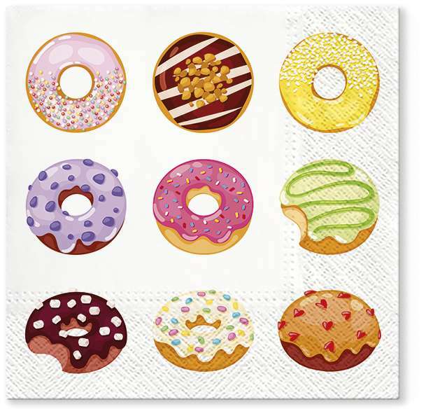 Zdjęcie produktu Serwetki Tasty Donuts