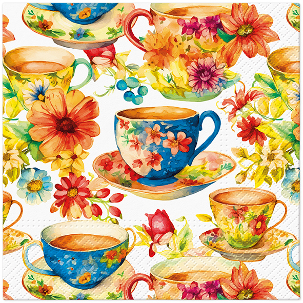 Zdjęcie produktu Serwetki 33x33 Decoupage Letnia herbata 20 szt.