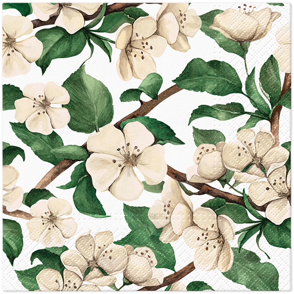 Zdjęcie produktu Serwetki 33x33 Decoupage Kwiaty jabłoni 20 szt.
