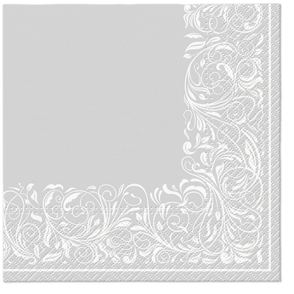 Zdjęcie produktu Serwetki 33x33 Decoupage Elegant Tangle Silver 20szt.