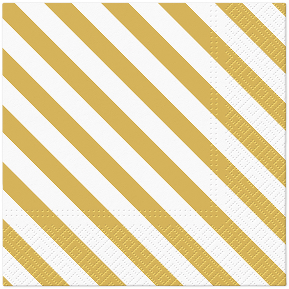Zdjęcie produktu Serwetki 33x33 Decoupage Gold Lines 20szt.