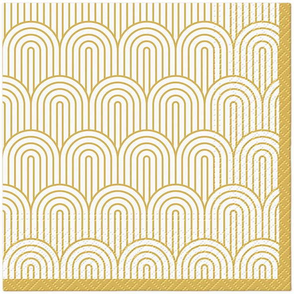 Zdjęcie produktu Serwetki 33x33 Decoupage Golden Arches 20szt.