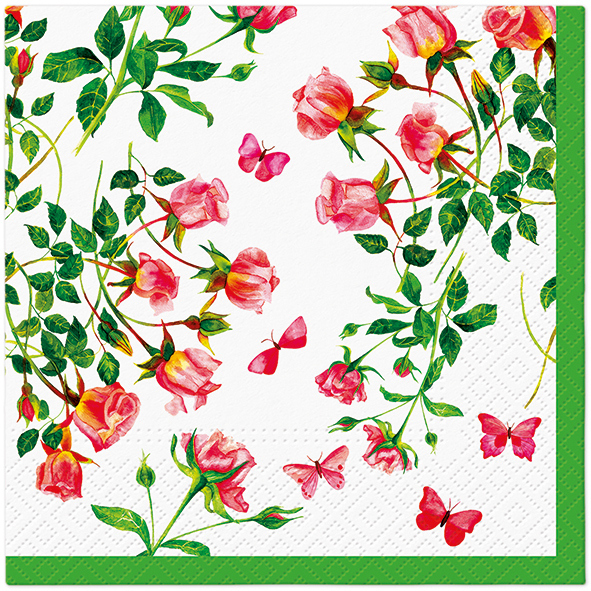 Zdjęcie produktu Serwetki 33x33 Decoupage Tiny Roses 20szt.