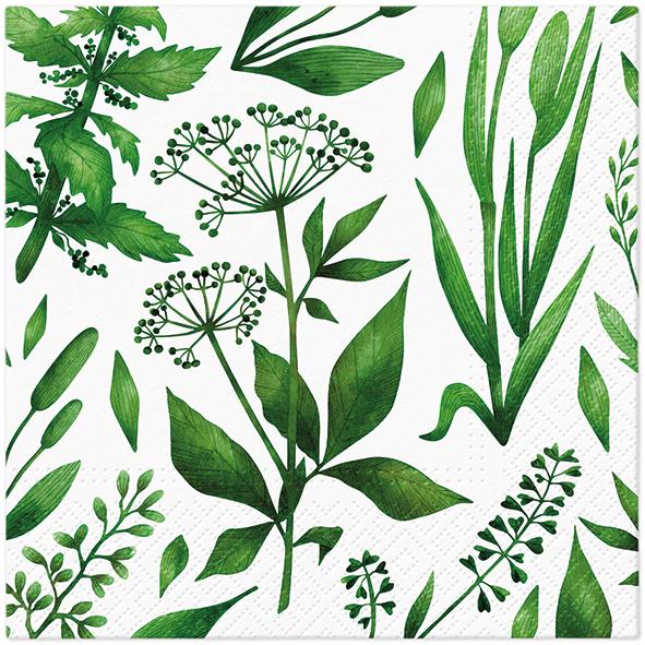 Zdjęcie produktu Serwetki 33x33 Decoupage Green Cocktail 20szt.