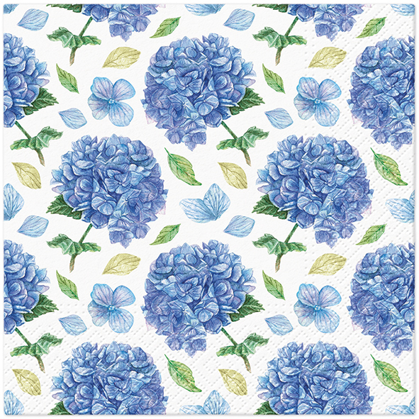 Zdjęcie produktu Serwetki 33x33 Decoupage Rhythmic Hydrangea 20szt.