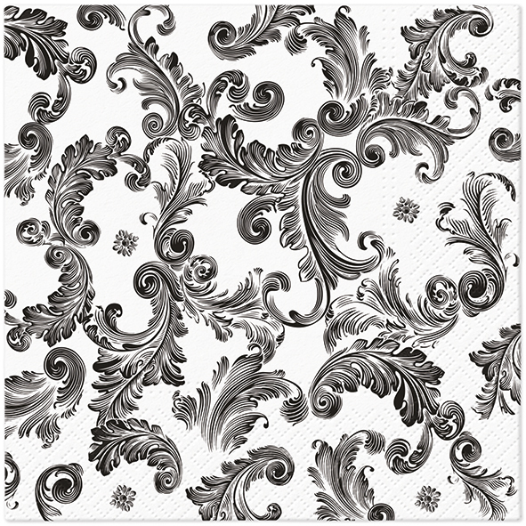 Zdjęcie produktu Serwetki 33x33 Decoupage Source of Fame Black 20szt.