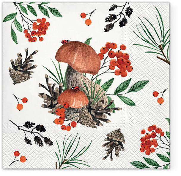 Zdjęcie produktu Serwetki 33x33 Decoupage Forest Harvest 20szt.
