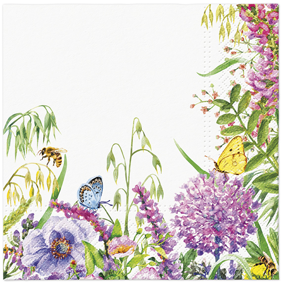 Zdjęcie produktu Serwetki 33x33 Decoupage Wildflowers Frame 20szt.