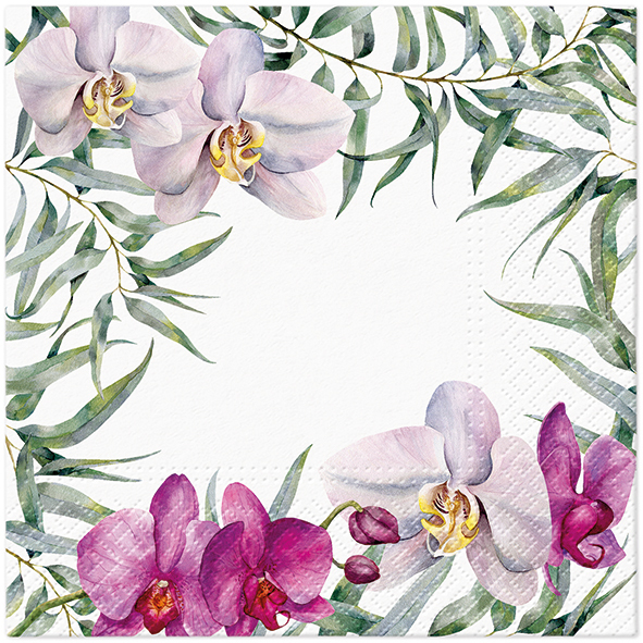 Zdjęcie produktu Serwetki 33x33 Decoupage Elegant Orchid 20szt.