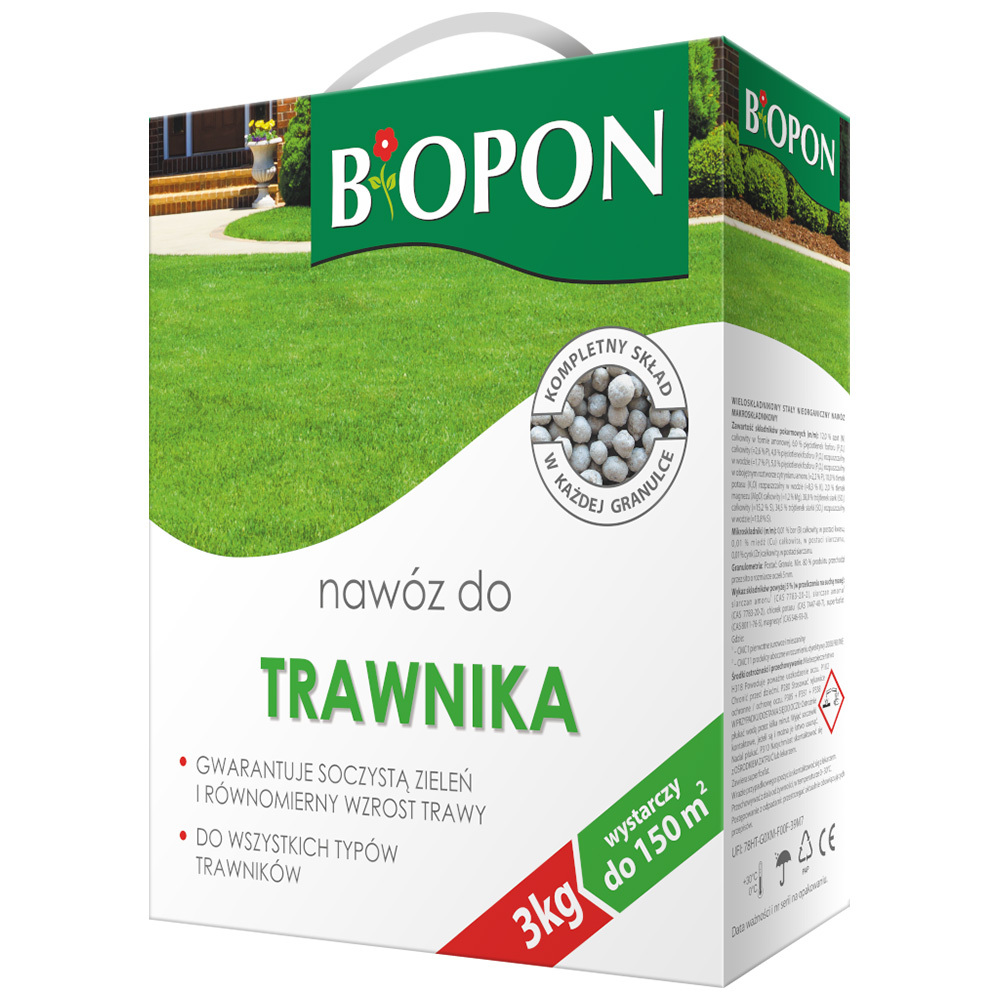 Zdjęcie produktu BOPON - nawóz do trawnika granulat 3kg