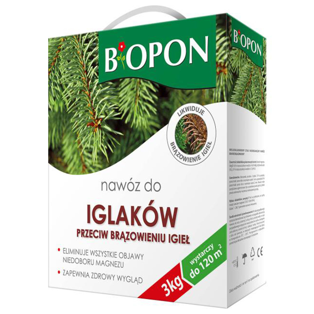 Zdjęcie produktu BOPON - nawóz do iglaków przeciw brązowieniu igieł 3kg