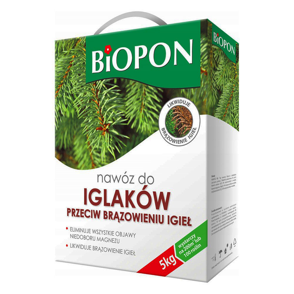 Zdjęcie produktu BOPON - nawóz do iglaków przeciw brązowieniu igieł 5kg