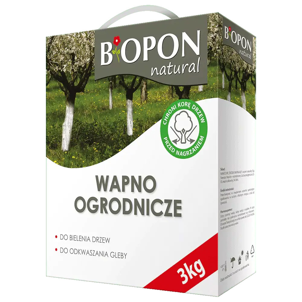 Zdjęcie produktu BOPON - wapno ogrodnicze do bielenia i odkwaszania gleby 1kg