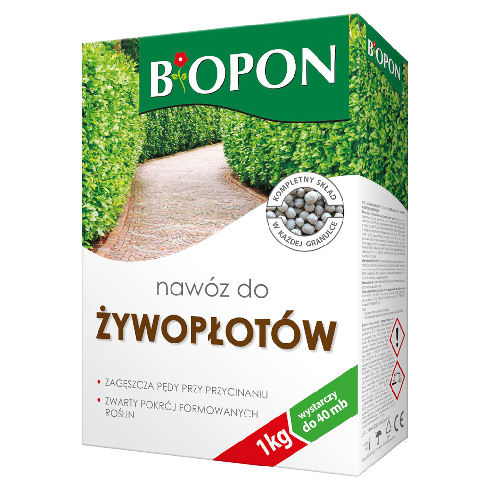 Zdjęcie produktu BOPON - nawóz do żywopłotów granulat 1kg