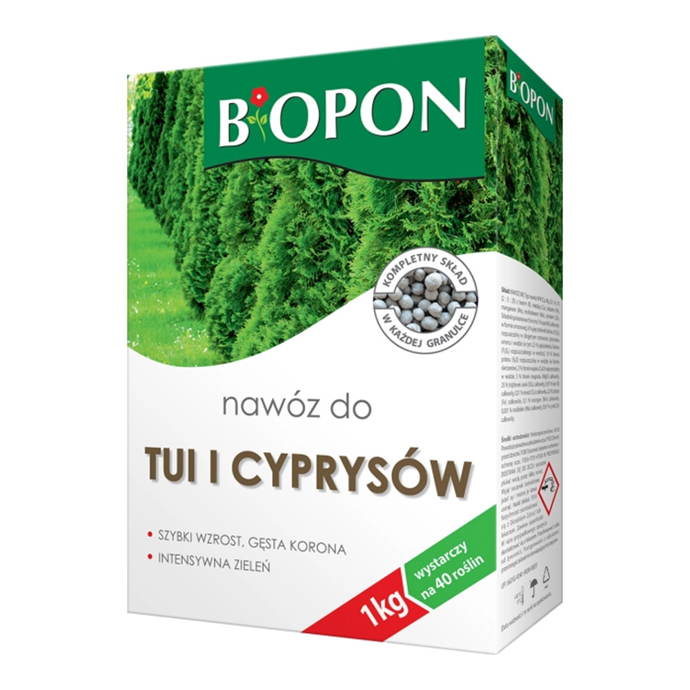Zdjęcie produktu BOPON - nawóz do tui i cyprysów granulat 1kg
