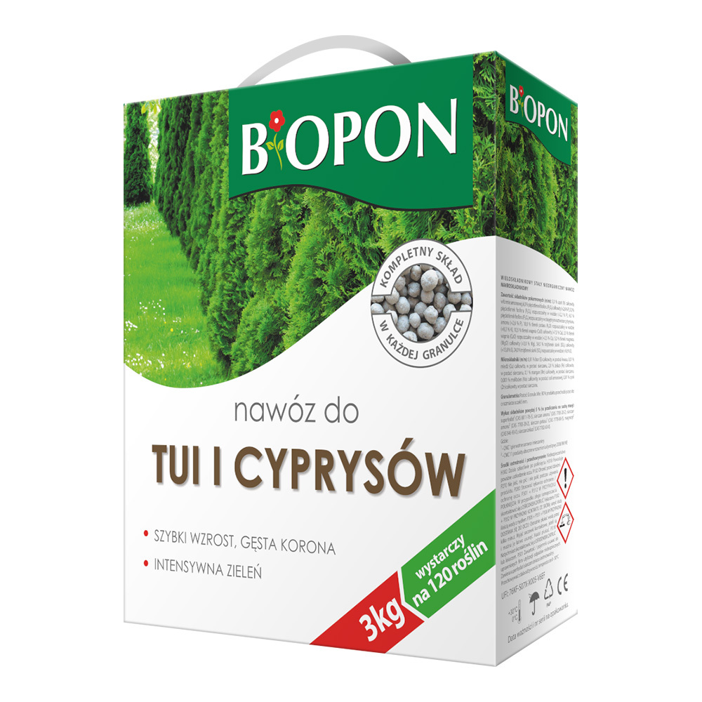 Zdjęcie produktu BOPON - nawóz do tui i cyprysów granulat 3kg