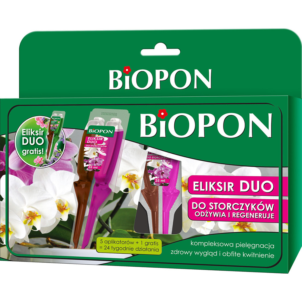 Zdjęcie produktu BOPON-Eliksir DUO do storczyków odżywia i regeneruje 5*35ml PROMOCJA