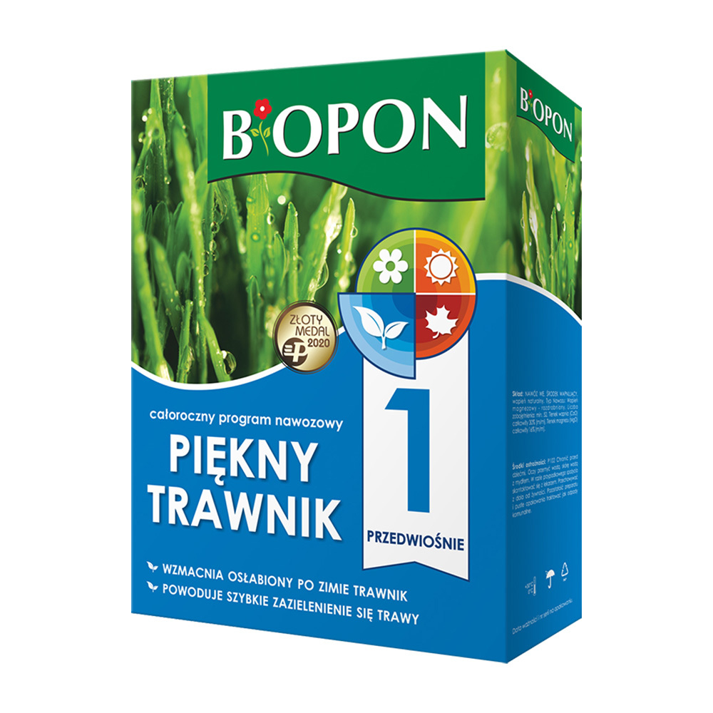 Zdjęcie produktu BOPON - nawóz Piękny Trawnik PRZEDWIOŚNIE granulat 2kg