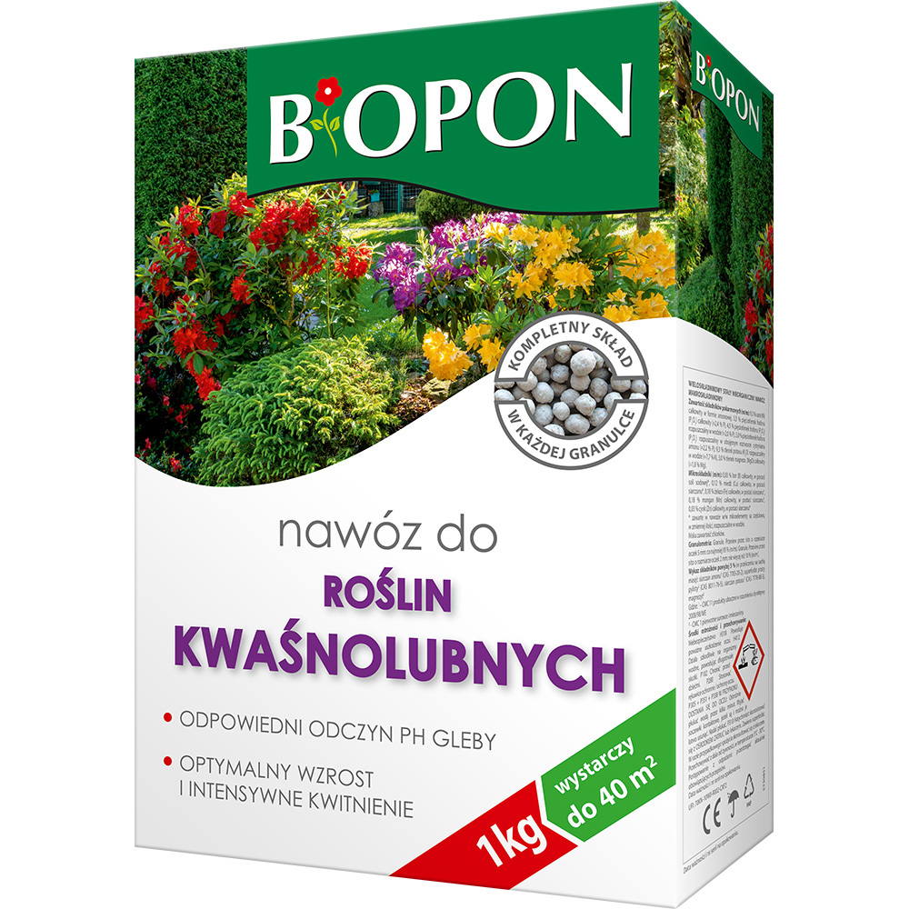 Zdjęcie produktu BOPON - nawóz do roślin kwaśnolubnych granulat 1kg