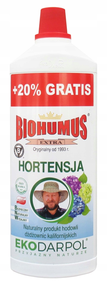 Zdjęcie produktu EKODARPOL BIOHUMUS EXTRA Hortensja 1l + 20% gratis