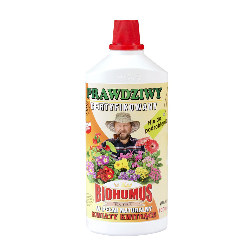 Zdjęcie produktu EKODARPOL BIOHUMUS EXTRA Kwiaty kwitnące 1l + 20% gratis