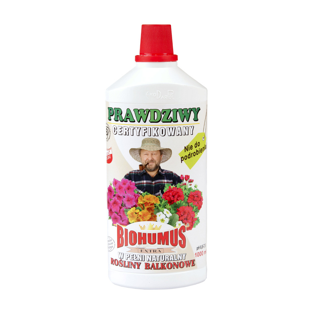 Zdjęcie produktu EKODARPOL BIOHUMUS EXTRA Rośliny balkonowe 1l + 20% gratis