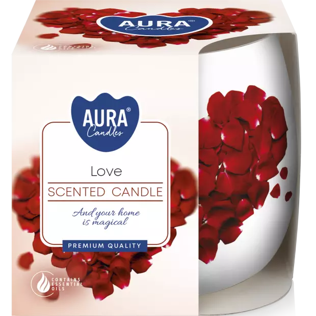 Zdjęcie produktu Świeca Zapachowa w szkle i folii  Love SN71S-05 100g