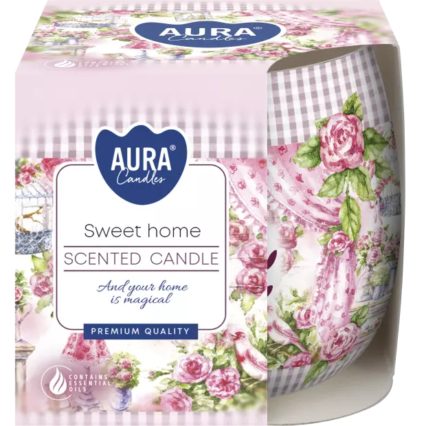 Zdjęcie produktu Świeca Zapachowa w szkle i folii  Sweet Home SN71S-11