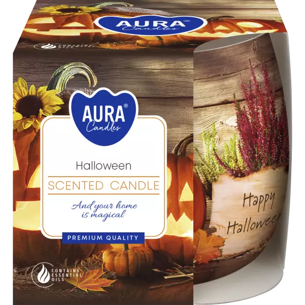 Zdjęcie produktu Świeca Zapachowa w szkle i folii SN71S-466 Halloween
